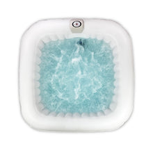 Load image into Gallery viewer, ALEKO Square Inflatable Hot Tub 2-4 Person with Cover I 160 Gallon I Portable Spa I Brown I SPAFAIR