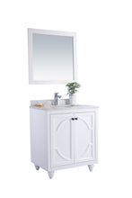 Load image into Gallery viewer, Odyssey 30" White Bathroom Vanity with Countertop
