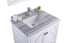 Load image into Gallery viewer, Odyssey 30" White Bathroom Vanity with Countertop