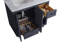 Load image into Gallery viewer, Odyssey 36" Maple Grey Bathroom Vanity with Countertop