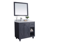 Load image into Gallery viewer, Odyssey 36" Maple Grey Bathroom Vanity with Countertop