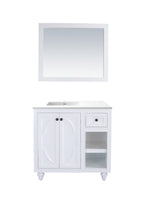 Load image into Gallery viewer, Odyssey 36" White Bathroom Vanity with Countertop