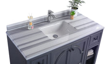 Load image into Gallery viewer, Odyssey 48" Maple Grey Bathroom Vanity with Countertop