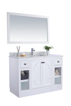 Load image into Gallery viewer, Odyssey 48" White Bathroom Vanity with Countertop