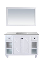 Load image into Gallery viewer, Odyssey 48" White Bathroom Vanity with Countertop