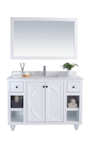 Load image into Gallery viewer, Odyssey 48" White Bathroom Vanity with Countertop