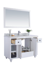 Load image into Gallery viewer, Odyssey 48" White Bathroom Vanity with Countertop