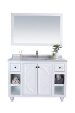 Load image into Gallery viewer, Odyssey 48" White Bathroom Vanity with Countertop