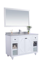 Load image into Gallery viewer, Odyssey 48" White Bathroom Vanity with Countertop