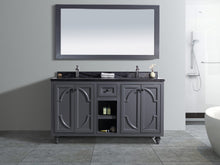 Load image into Gallery viewer, Odyssey 60" Maple Grey Double Sink Bathroom Vanity Countertop