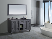 Load image into Gallery viewer, Odyssey 60" Maple Grey Double Sink Bathroom Vanity Countertop