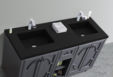 Load image into Gallery viewer, Odyssey 60" Maple Grey Double Sink Bathroom Vanity Countertop