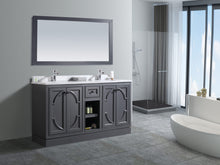 Load image into Gallery viewer, Odyssey 60" Maple Grey Double Sink Bathroom Vanity Countertop
