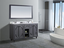 Load image into Gallery viewer, Odyssey 60" Maple Grey Double Sink Bathroom Vanity Countertop