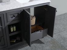 Load image into Gallery viewer, Odyssey 60" Maple Grey Double Sink Bathroom Vanity Countertop