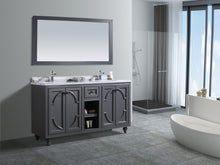 Load image into Gallery viewer, Odyssey 60" Maple Grey Double Sink Bathroom Vanity Countertop
