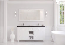 Load image into Gallery viewer, Odyssey 60" White Double Sink Bathroom Vanity with Countertop