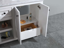 Load image into Gallery viewer, Odyssey 60" White Double Sink Bathroom Vanity with Countertop