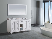 Load image into Gallery viewer, Odyssey 60" White Double Sink Bathroom Vanity with Countertop