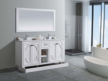 Load image into Gallery viewer, Odyssey 60" White Double Sink Bathroom Vanity with Countertop