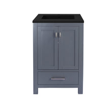 Load image into Gallery viewer, Wilson 24" Grey Bathroom Vanity with Countertop