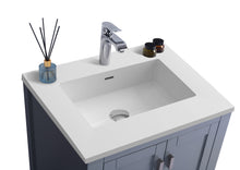 Load image into Gallery viewer, Wilson 24" Grey Bathroom Vanity with Countertop
