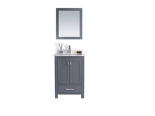 Load image into Gallery viewer, Wilson 24" Grey Bathroom Vanity with Countertop