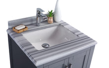 Load image into Gallery viewer, Wilson 24" Grey Bathroom Vanity with Countertop