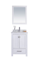 Load image into Gallery viewer, Wilson 24" White Bathroom Vanity with Countertop