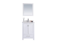 Load image into Gallery viewer, Wilson 24" White Bathroom Vanity with Countertop