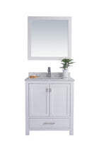 Load image into Gallery viewer, Wilson 30" White Bathroom Vanity with Countertop