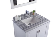Load image into Gallery viewer, Wilson 30" White Bathroom Vanity with Countertop
