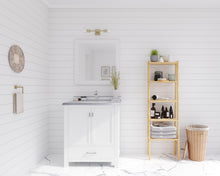 Load image into Gallery viewer, Wilson 30" White Bathroom Vanity with Countertop