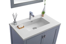 Load image into Gallery viewer, Wilson 36" Grey Bathroom Vanity with Countertop