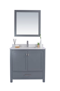 Wilson 36" Grey Bathroom Vanity with Countertop