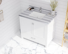 Load image into Gallery viewer, Wilson 36" White Bathroom Vanity with Countertop