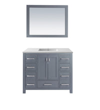 Load image into Gallery viewer, Wilson 42" Grey Bathroom Vanity with Countertop