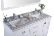 Load image into Gallery viewer, Wilson 60&quot; White Double Sink Bathroom Vanity with Countertop