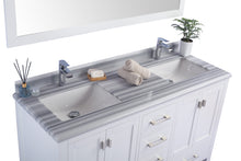 Load image into Gallery viewer, Wilson 60" White Double Sink Bathroom Vanity with Countertop