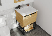 Load image into Gallery viewer, Alto 24" California White Oak Bathroom Vanity with Countertop
