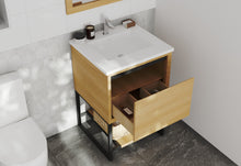 Load image into Gallery viewer, Alto 24" California White Oak Bathroom Vanity with Countertop