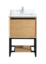 Load image into Gallery viewer, Alto 24" California White Oak Bathroom Vanity with Countertop
