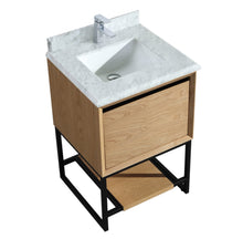 Load image into Gallery viewer, Alto 24" California White Oak Bathroom Vanity with Countertop