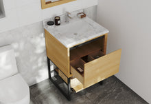 Load image into Gallery viewer, Alto 24" California White Oak Bathroom Vanity with Countertop