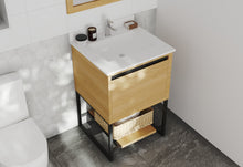 Load image into Gallery viewer, Alto 24" California White Oak Bathroom Vanity with Countertop
