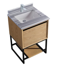 Load image into Gallery viewer, Alto 24" California White Oak Bathroom Vanity with Countertop