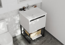 Load image into Gallery viewer, Alto 24" White Bathroom Vanity with Countertop