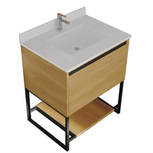 Load image into Gallery viewer, Alto 30" California White Oak Bathroom Vanity with Countertop
