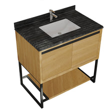 Load image into Gallery viewer, Alto 36" California White Oak Bathroom Vanity with Countertop
