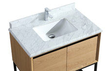 Load image into Gallery viewer, Alto 36" California White Oak Bathroom Vanity with Countertop